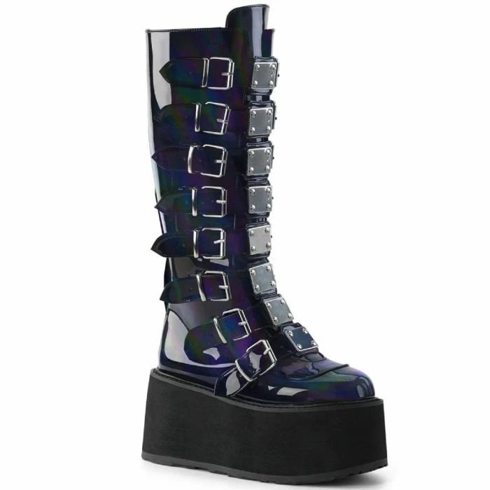 demonia knee high boots