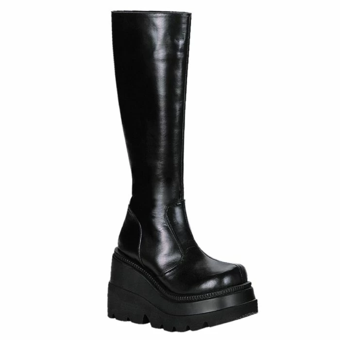 emo tall boots