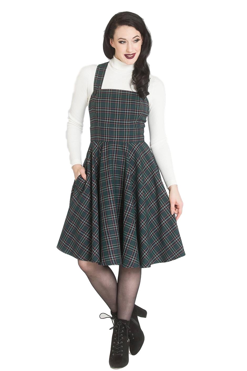 tartan pinny dress