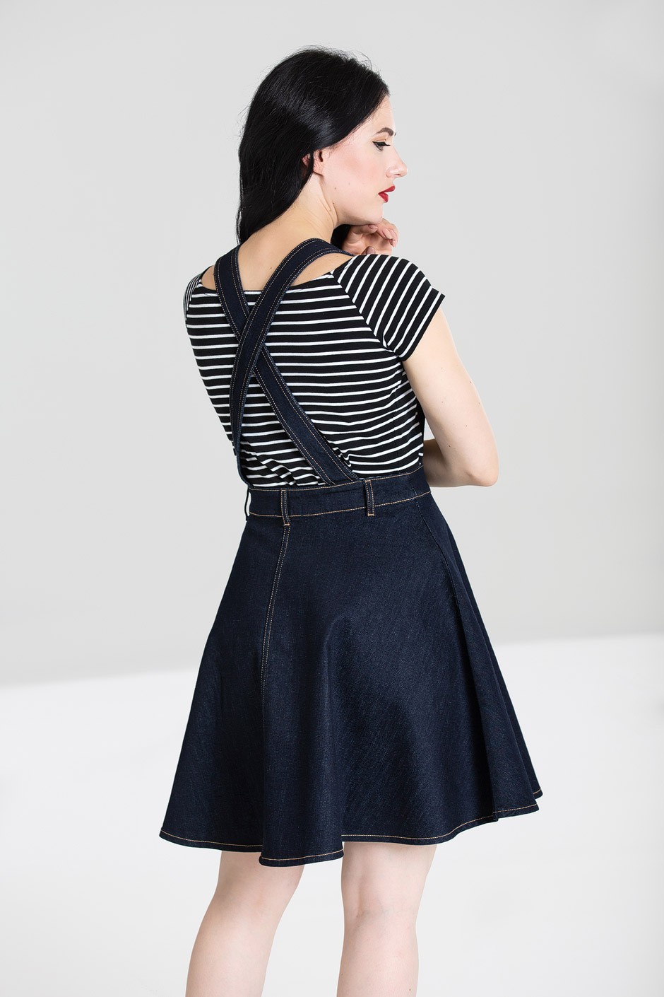 hell bunny dakota pinafore